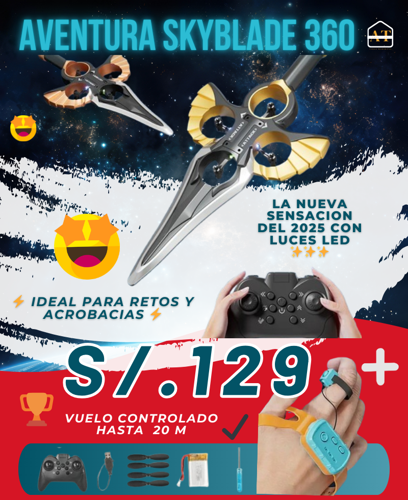 SkyBlade 360° — La Espada Voladora que esta rompiendo tiktok